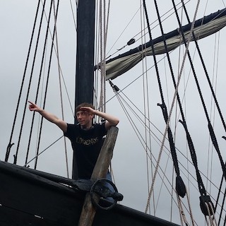 DC at the Helm of the Pinta